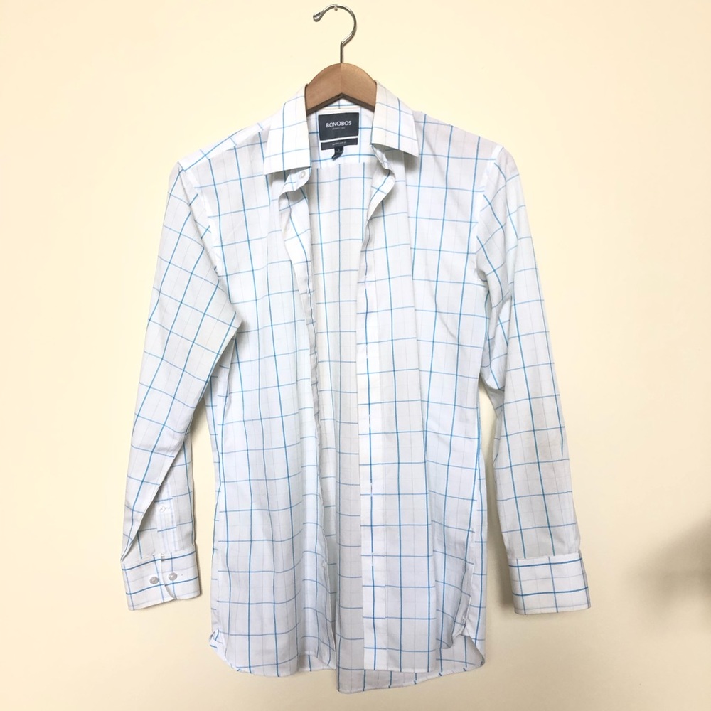 Men’s 15/32 Wrinkle Free White Dress Shirt
